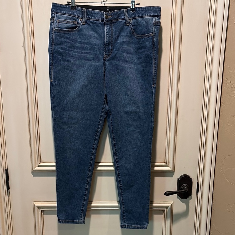 LuLaRoe Blue Skinny Jeans with Stretch